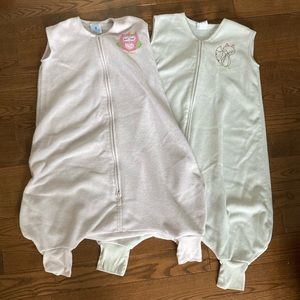 Halo fleece sleep sack bundle (2) with feet